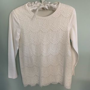 J Crew Lace Top